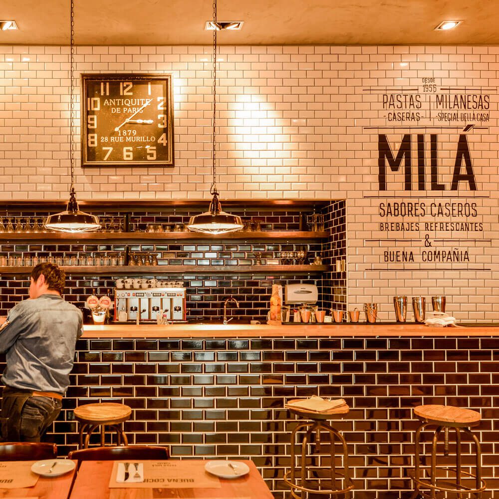 Mila restaurant bar view
