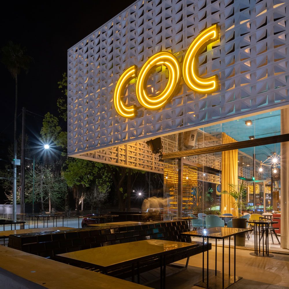 COC restaurant outdoor signage