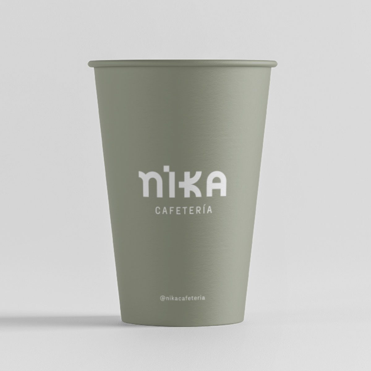 Nika coffee cup design